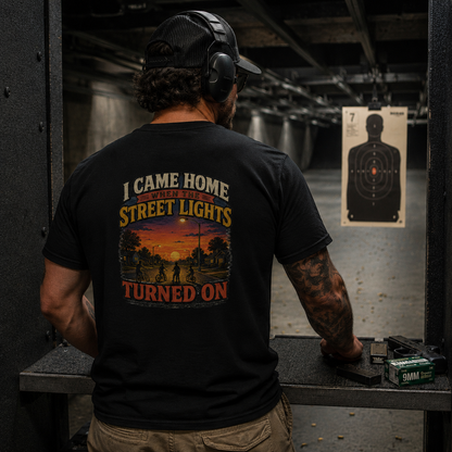 Street Lights Turned On Vintage Shirt